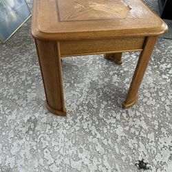 Sturdy Wooden End Table