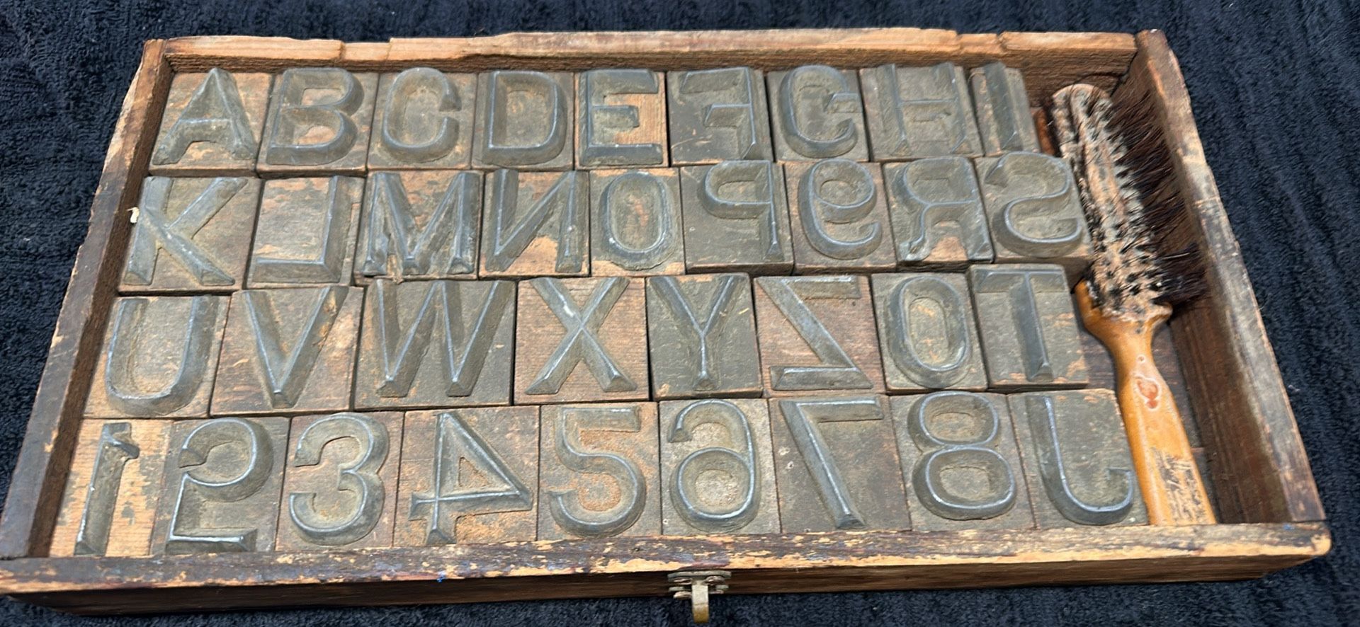 Antique Wooden Letter Press