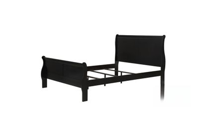 Black Sleigh Bed Queen