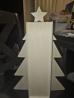 WINE/BOTTLE GIFT Box Paintable NEW