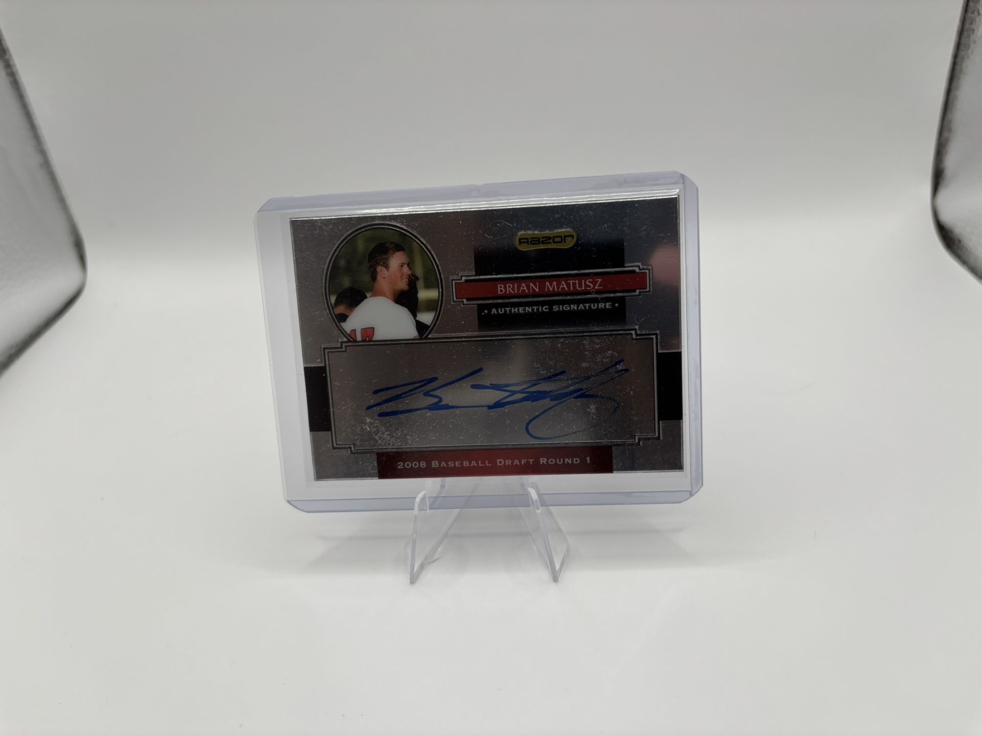 Brain Matusz Baltimore Orioles Autographed Card #AU-BIM.