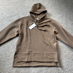 CALIA Women’s SMALL Oversized Hoodie – Tan/Brown – New With Tags