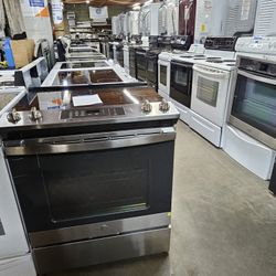 Huge Sale Store Full Of Nice Lightly Used Washer Dryer Refrigerator Oven Stove Stackable Samsung LG Whirlpool GE Maytag Bosh Electrolux Frigidaire 