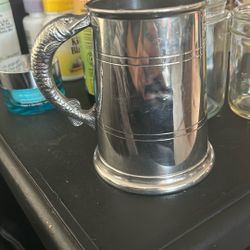 Silver Fish Mug From England