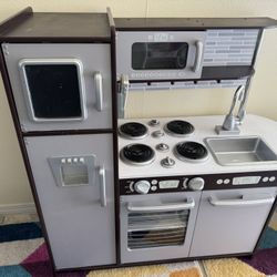 KidKraft Uptown Espresso Wooden Play Kitchen