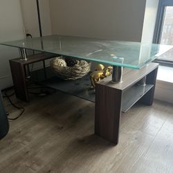 Living Room Table And Mirror 