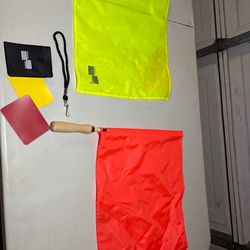 Soccer Referee Kit (Flags, Cards).
