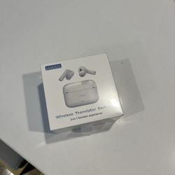 Wireless Translator Earbuds – 3-in-1 – Brand New