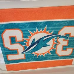 Miami dolphins golf towel