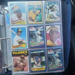 I got a whole album of all Tony Gwen. cards all different?