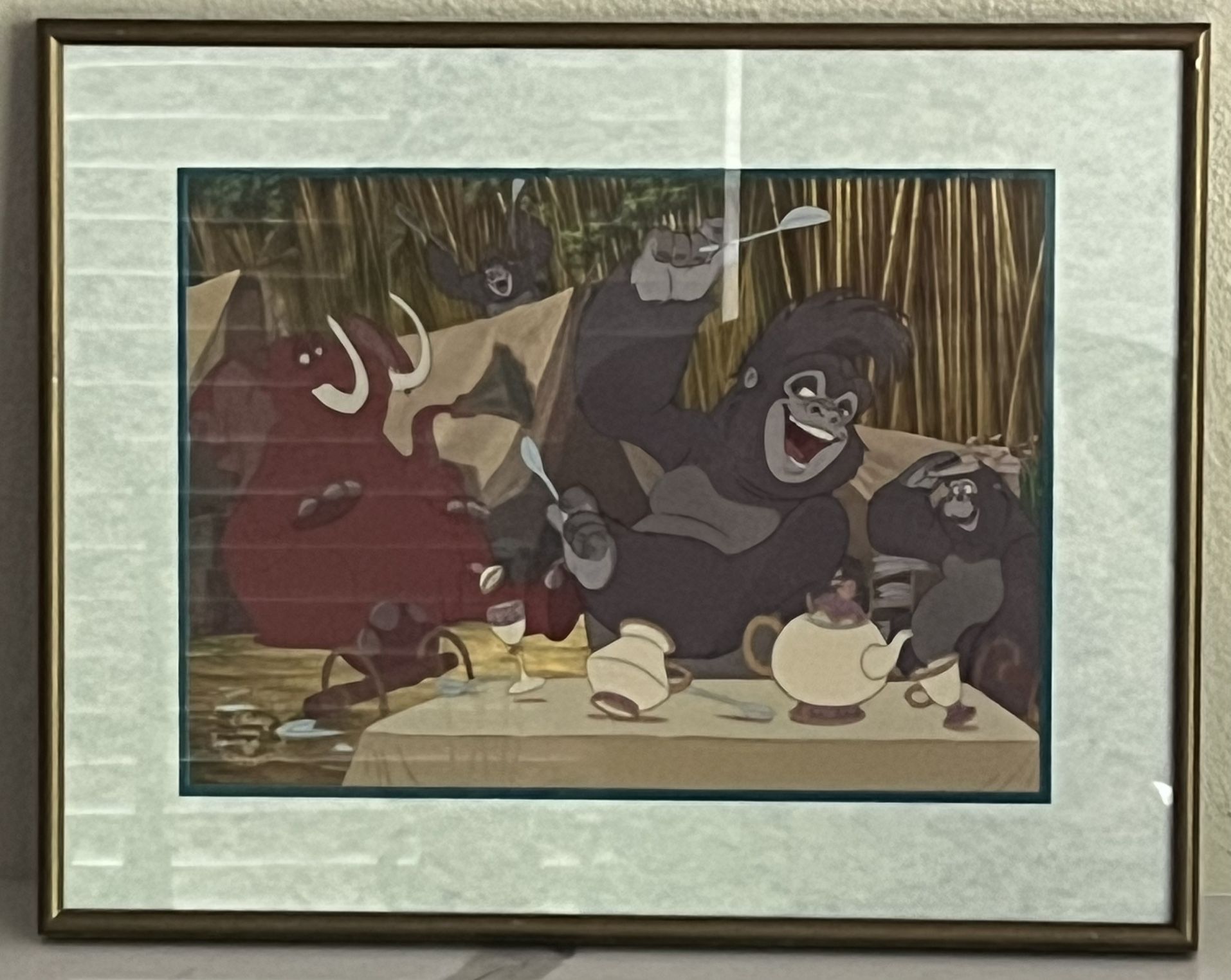 2000 Disney Store Tarzan Original Envelope Lithograph