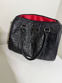 Loungefly Mickey and Minnie Embossed Handbag