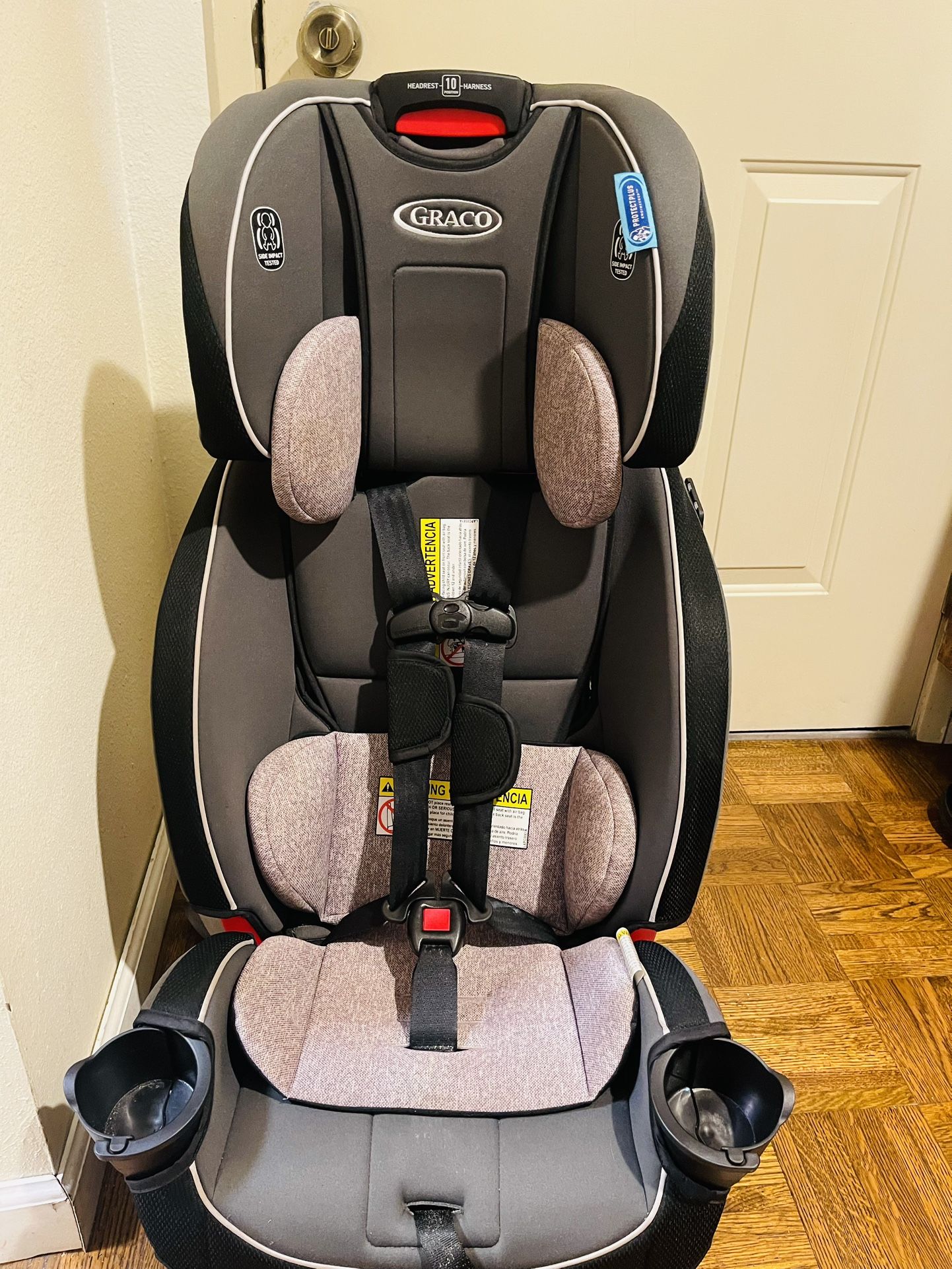 Graco SlimFit 3-in-1 convertible car seat.