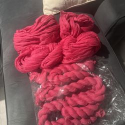 $15 Hot Pink Gauze Table Runners 