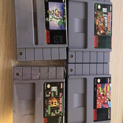 SNES video Game Lot - Loose