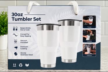 Brand New 30oz Stainless Steel Insulated Tumbler Set – 2 Pack