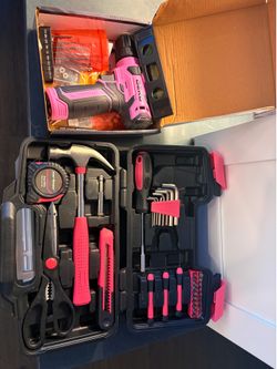 Tool Bundle – Cordless Drill, Tool Kit, Hammer, Pliers & More
