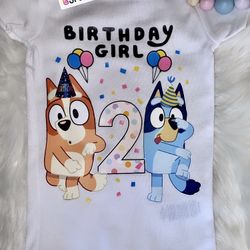Bluey themed Birthday Onesie 🥳 Thanks for ordering