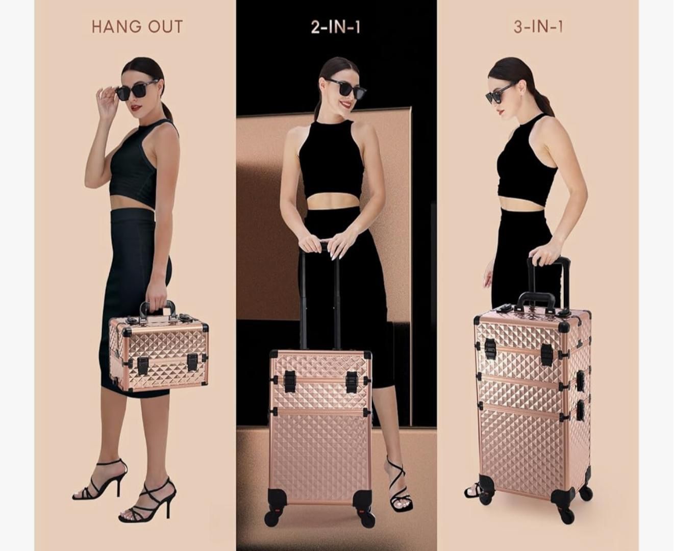 SE REMATA ESTUCHE DE MAQUILLAJE RODANTE