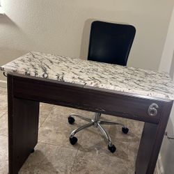 Heavy Marble Nail Table 