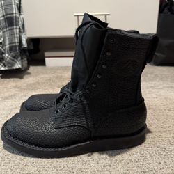 JK Boots Bison Blackout- 8” Tall, Will Fit Size 11 D