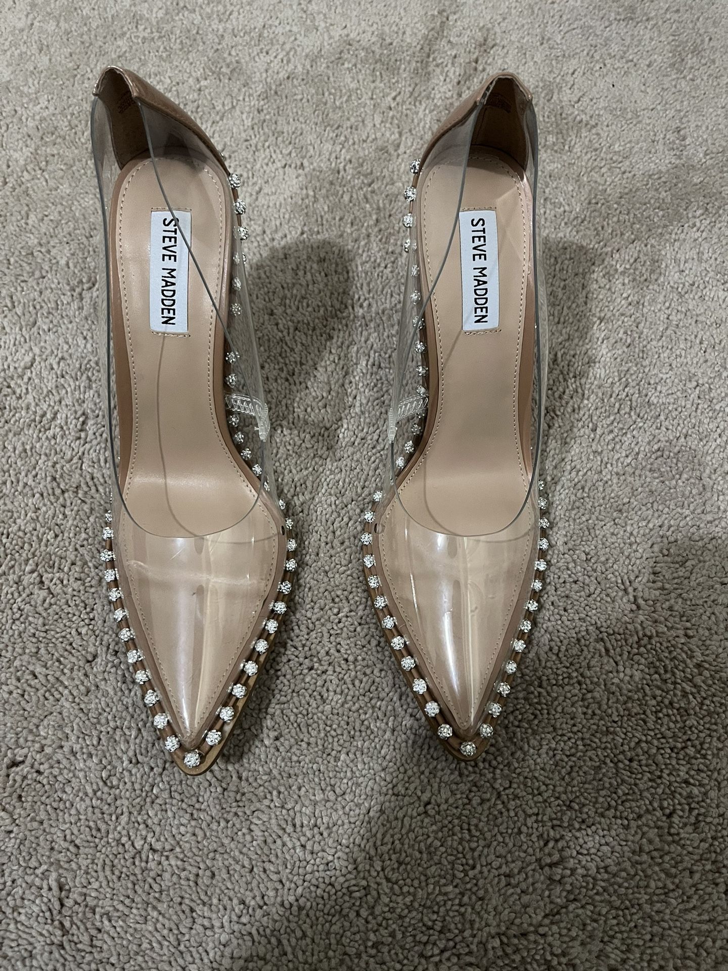Steve Madden Vyper Clear Heels