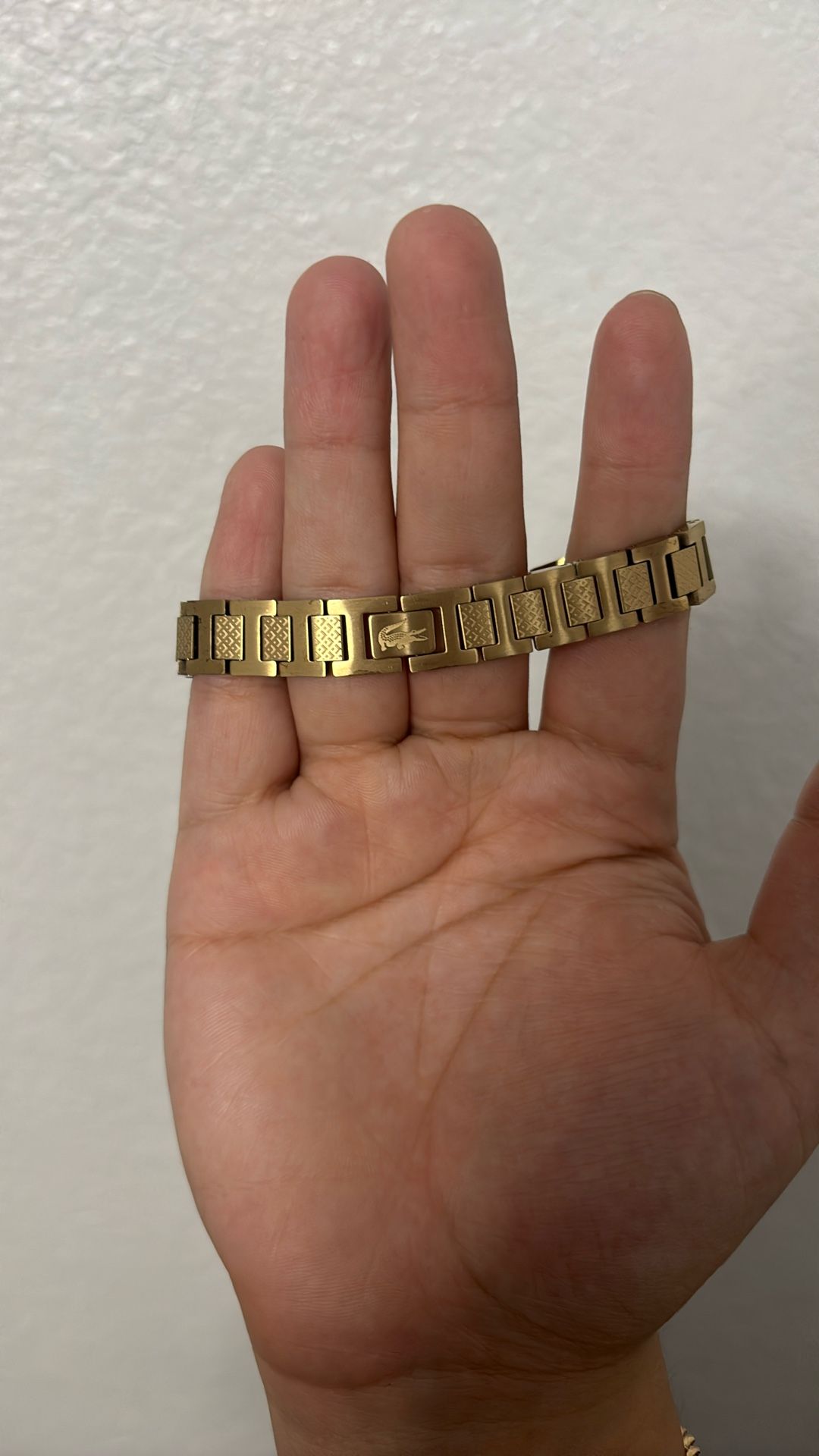 Lacoste Gold Bracelet