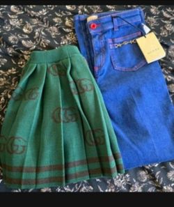 Gucci Skirt and jeans for children size 8