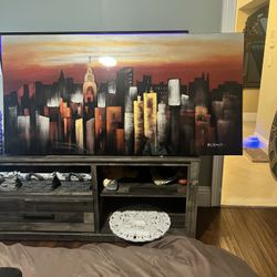 New York Sky Line Wall Picture 