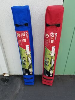 Quest 10x10 instant up canopy. Each