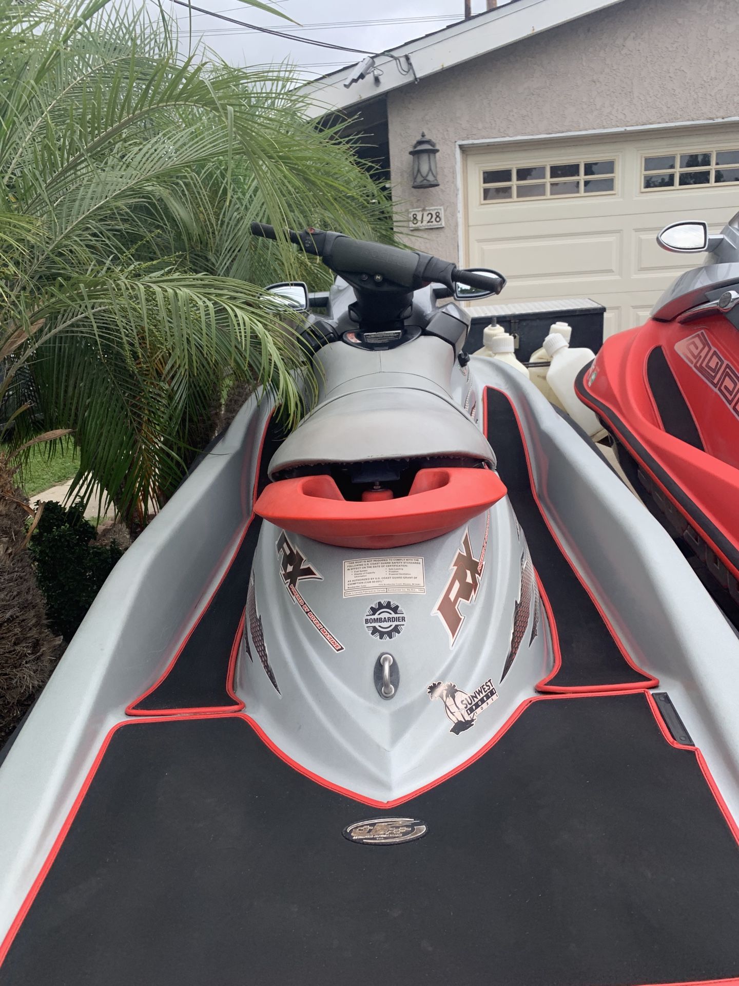 2000 Sea Doo RX Millennium edition, and 2004 Sea Doo Wakeboard edition