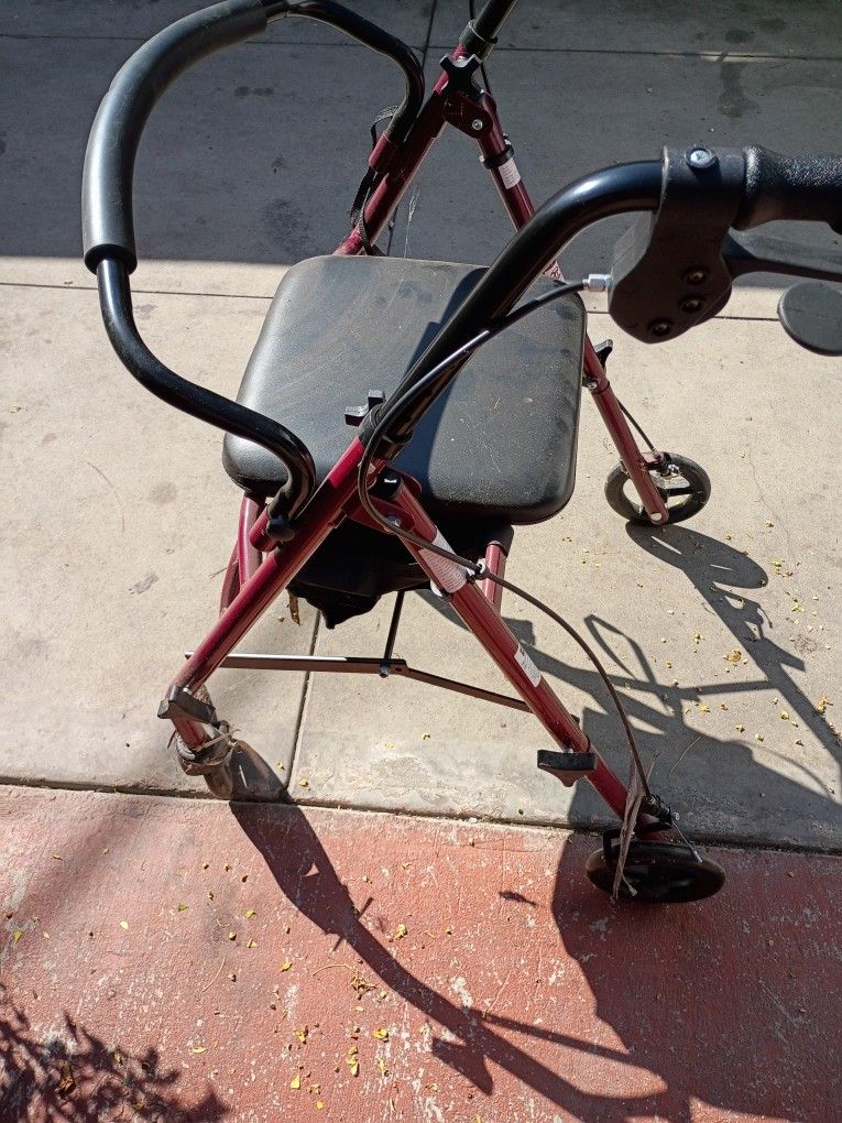 New Medline Steel Foldable Chair/Walker