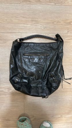 Balenciaga leather shoulder bag