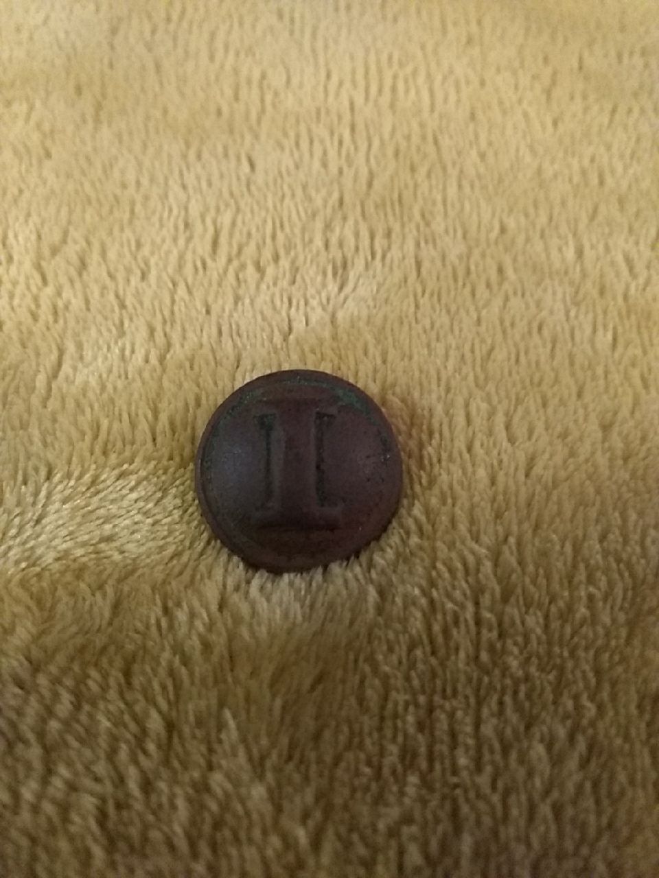 Confederate Infantry Button
