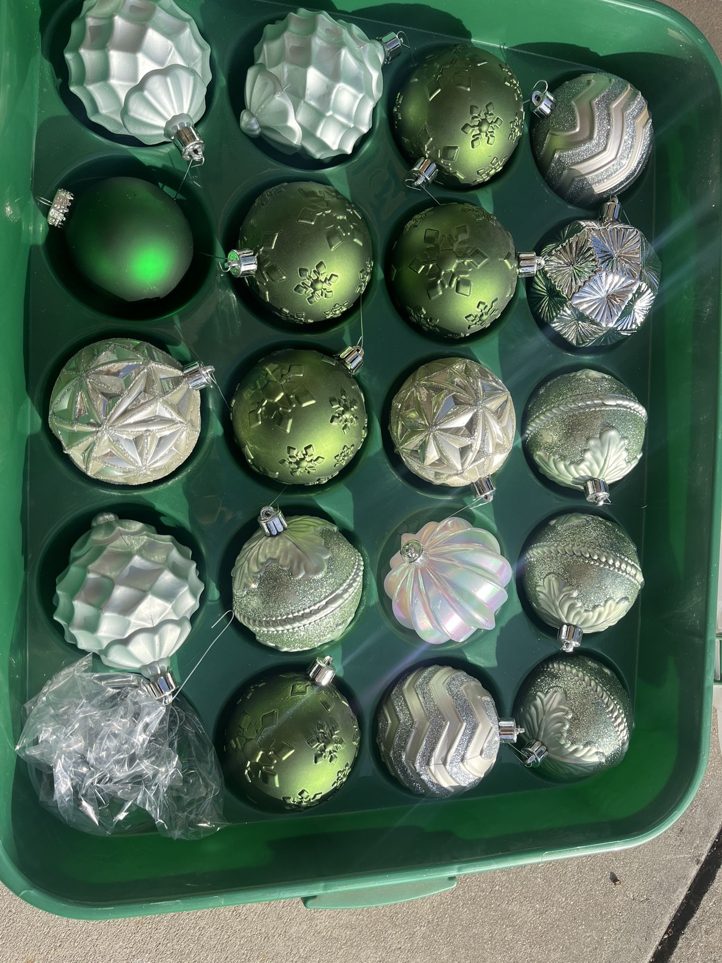 Ornaments, shadow proof
