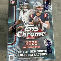 TOPPS Chrome football 2025 Blaster Box