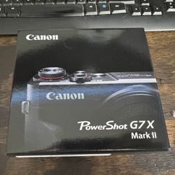 Brand New - Canon PowerShot G7 X Mark II 20.1MP Compact Camera - Black