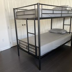 Bunk beds - twin over twin (2 Bunk Beds Available). Mattresses Not Included