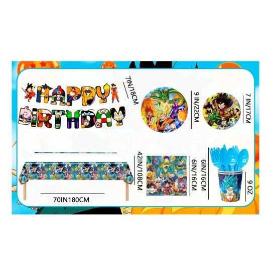 Dragon Ball Party Supplies