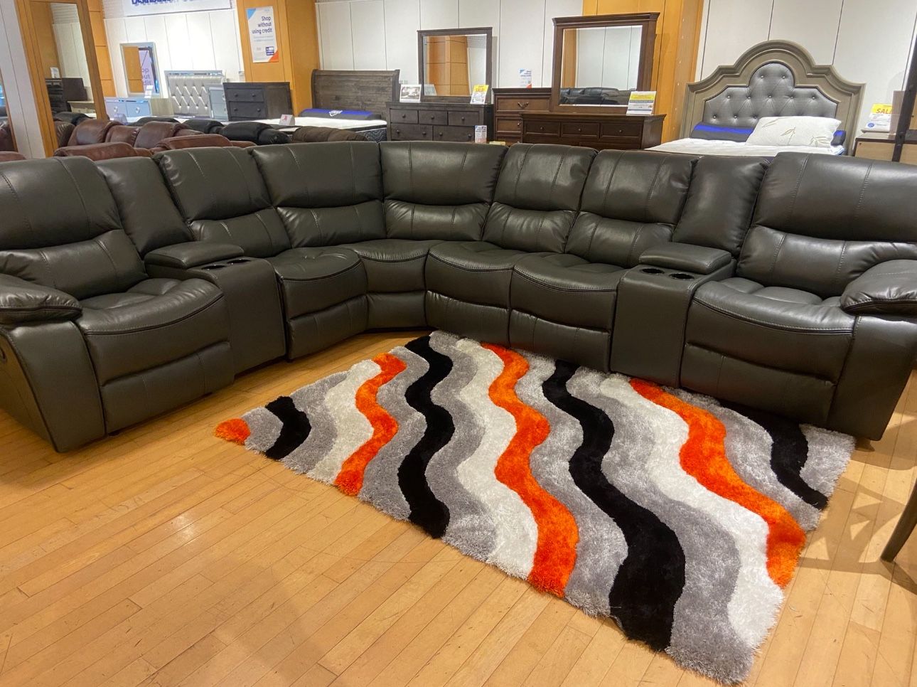 COMFY NEW RECLINING SECTIONAL SOFA ON SALE ONLY $1599. IN STOCK SAME DAY DELIVERY 🚚 EASY FINANCING 