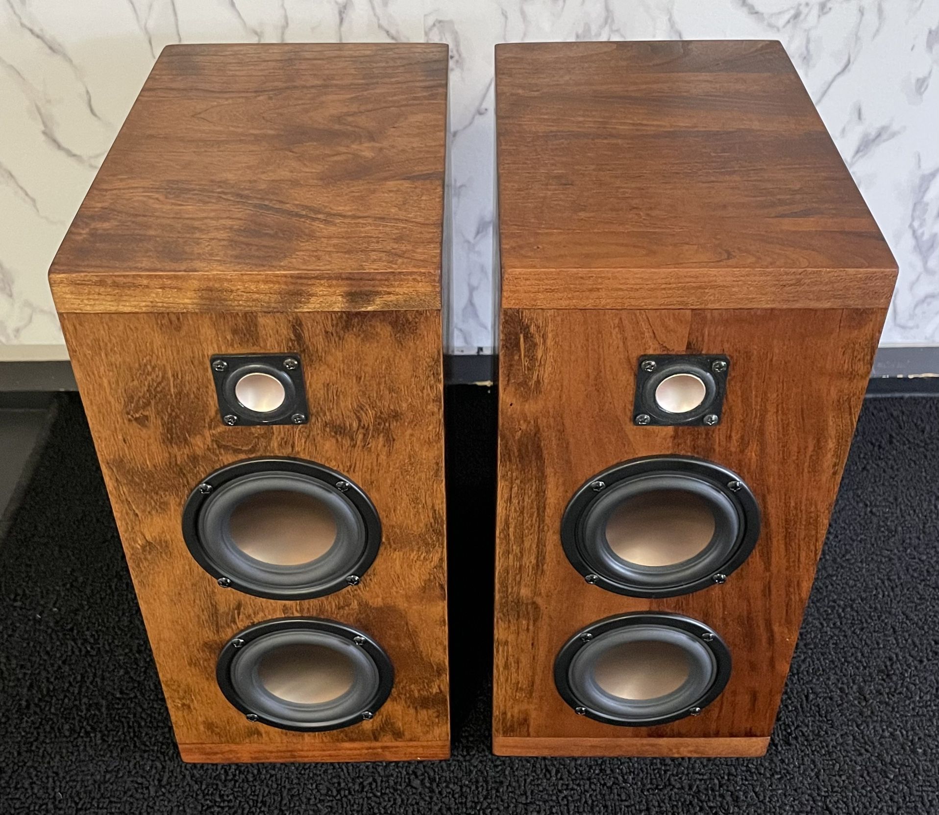 Custom Solid Cherry HiVi MMT Speakers