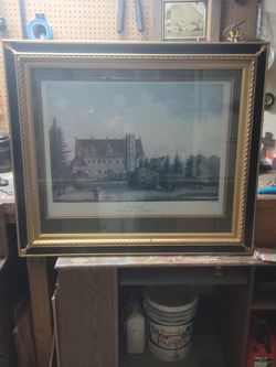 33x28 Picture Frame With Matte