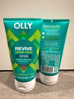 OLLY Revive Mood+Skin vitamin infused body scrub 6oz