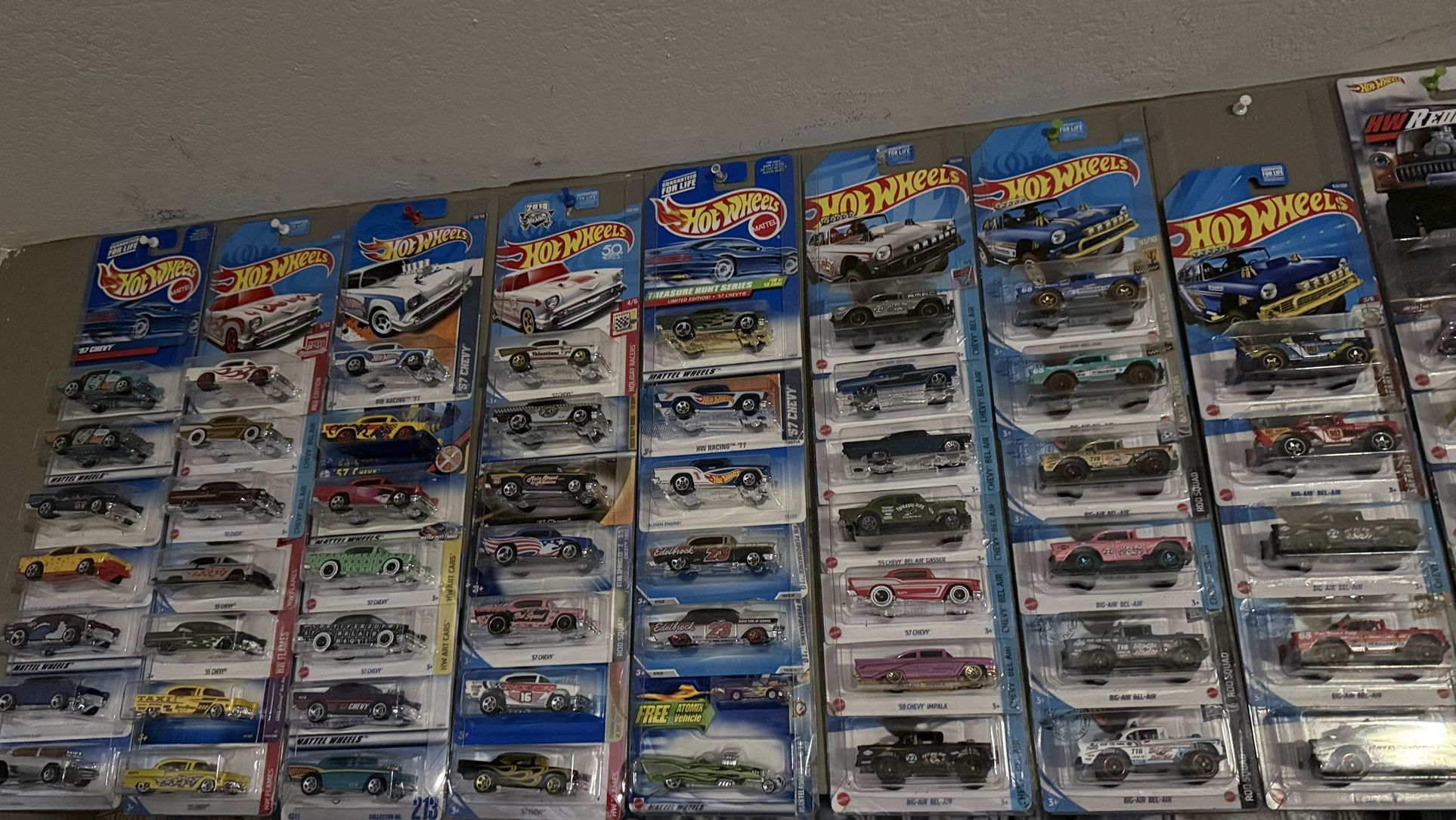 Hotwheels Bel-Air Collection Up For Sale . 54 Belair Mainlines 