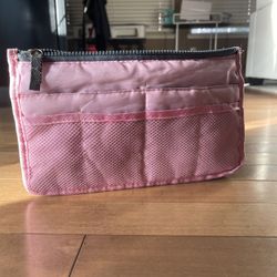 Pink purse or bag organizer