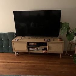 Boho TV Stand with Matching End Tables
