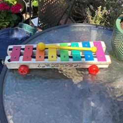 Vintage Fisher-Price Xylophone 60s 70s toy instrument