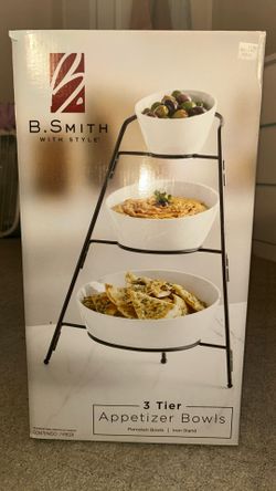 B. Smith With Style 3 Tier Appetizer Bowls