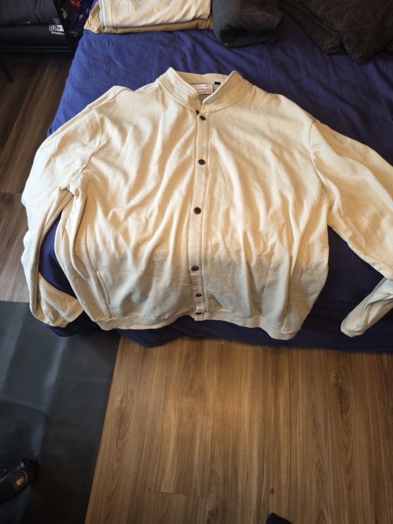 Tan Button Down Sweater