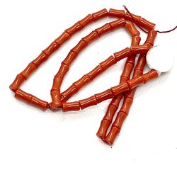 Strand Of Red Coral Beads
